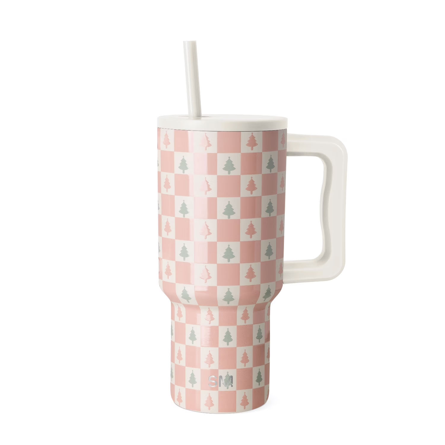 Simple Modern 30 fl oz Insulated Stainless Steel Trek Tumbler with Straw Lid | Winter Forest