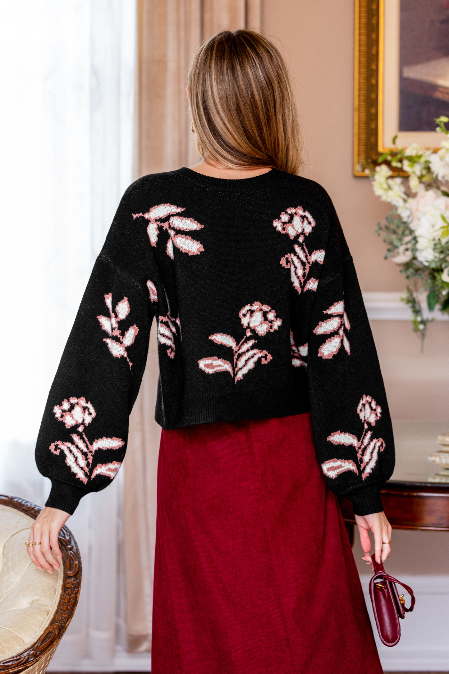 Thorns & All Floral Sweater