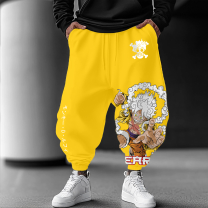 Unisex Anime Printed  Pants丨 Luffy Gear 5