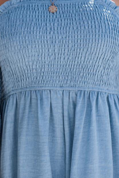 Silver Lining Blue Jumpsuit