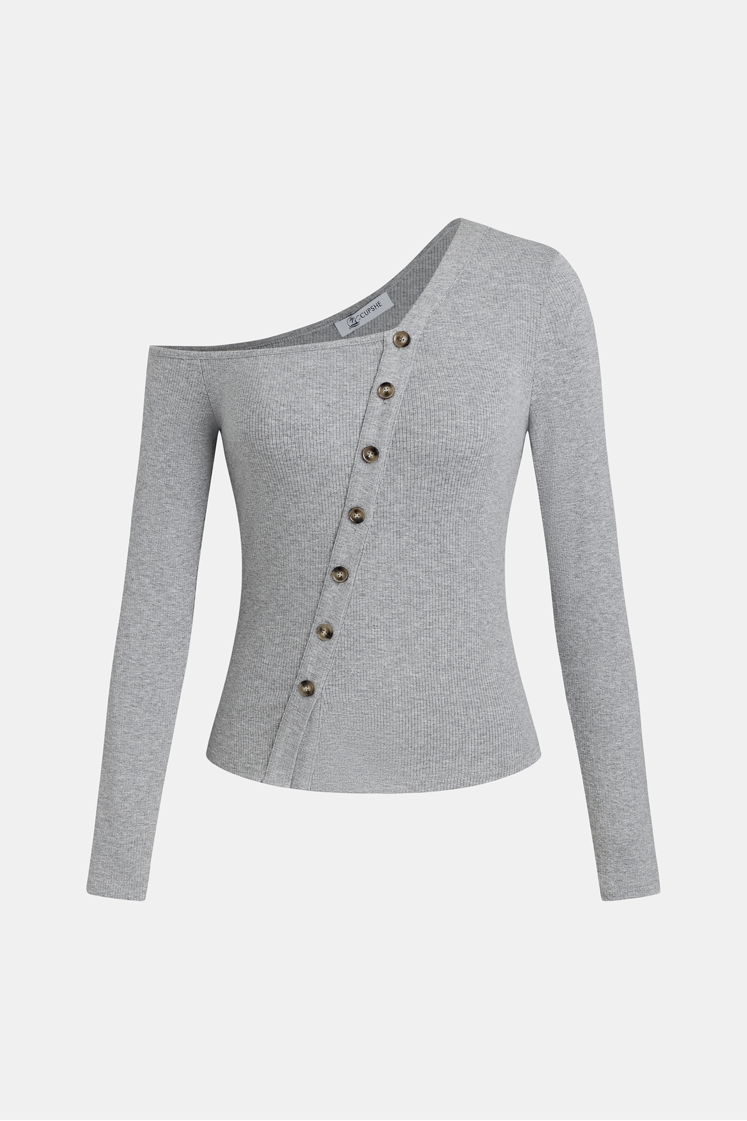 All About Me Grey Top