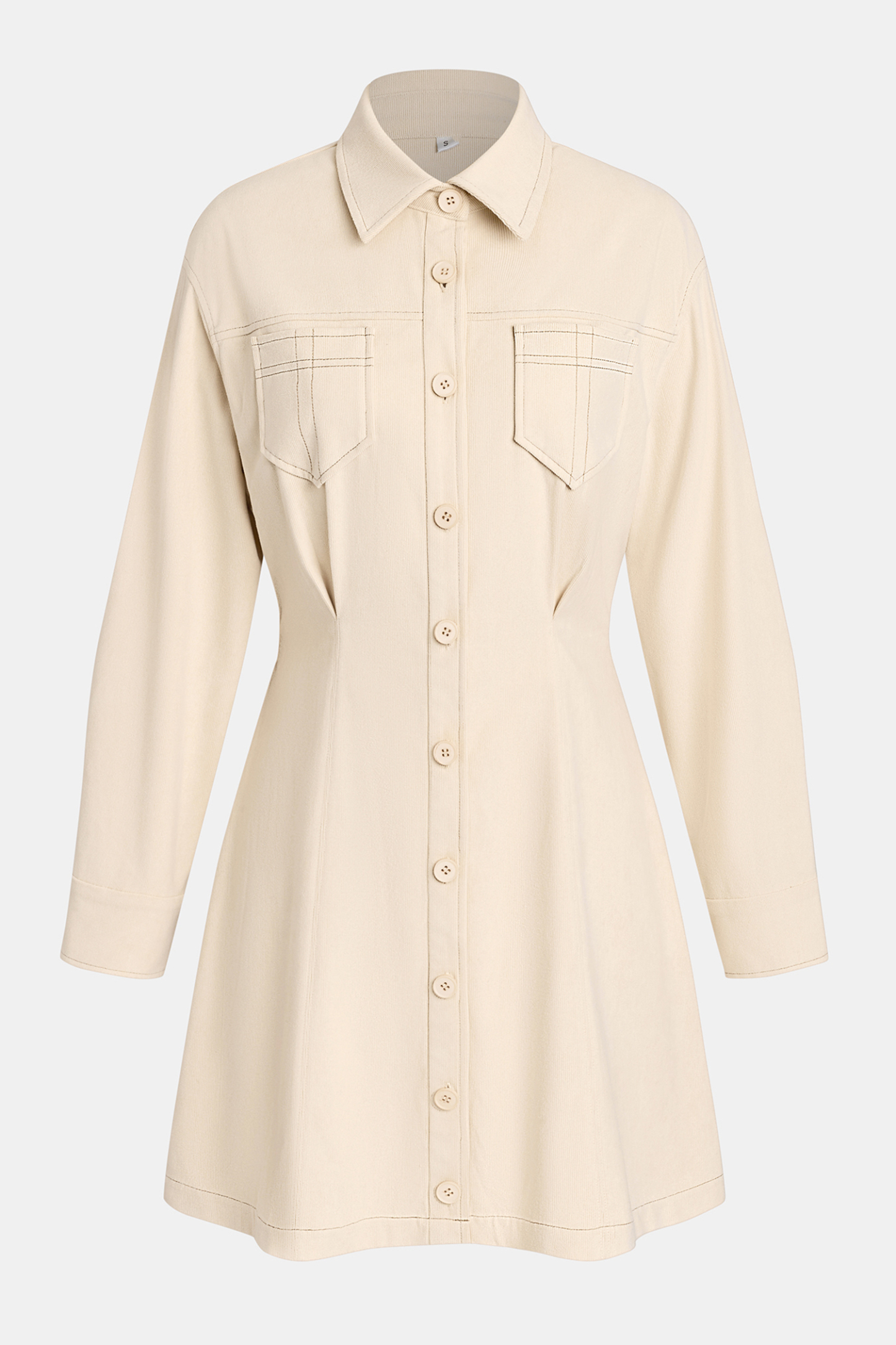 Maple Lane Beige Mini Dress