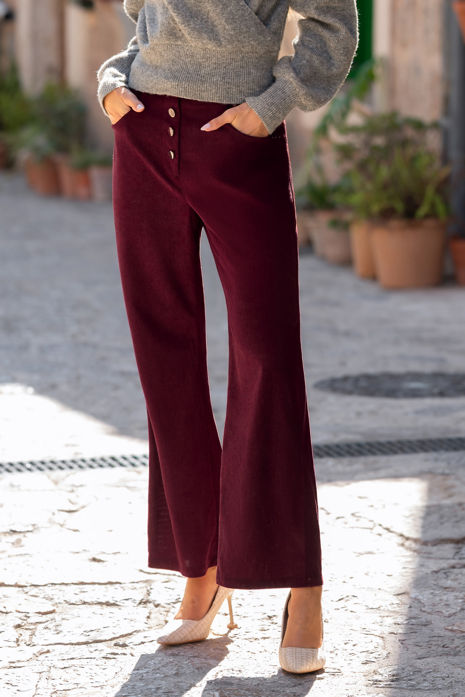 First Round Red Pants