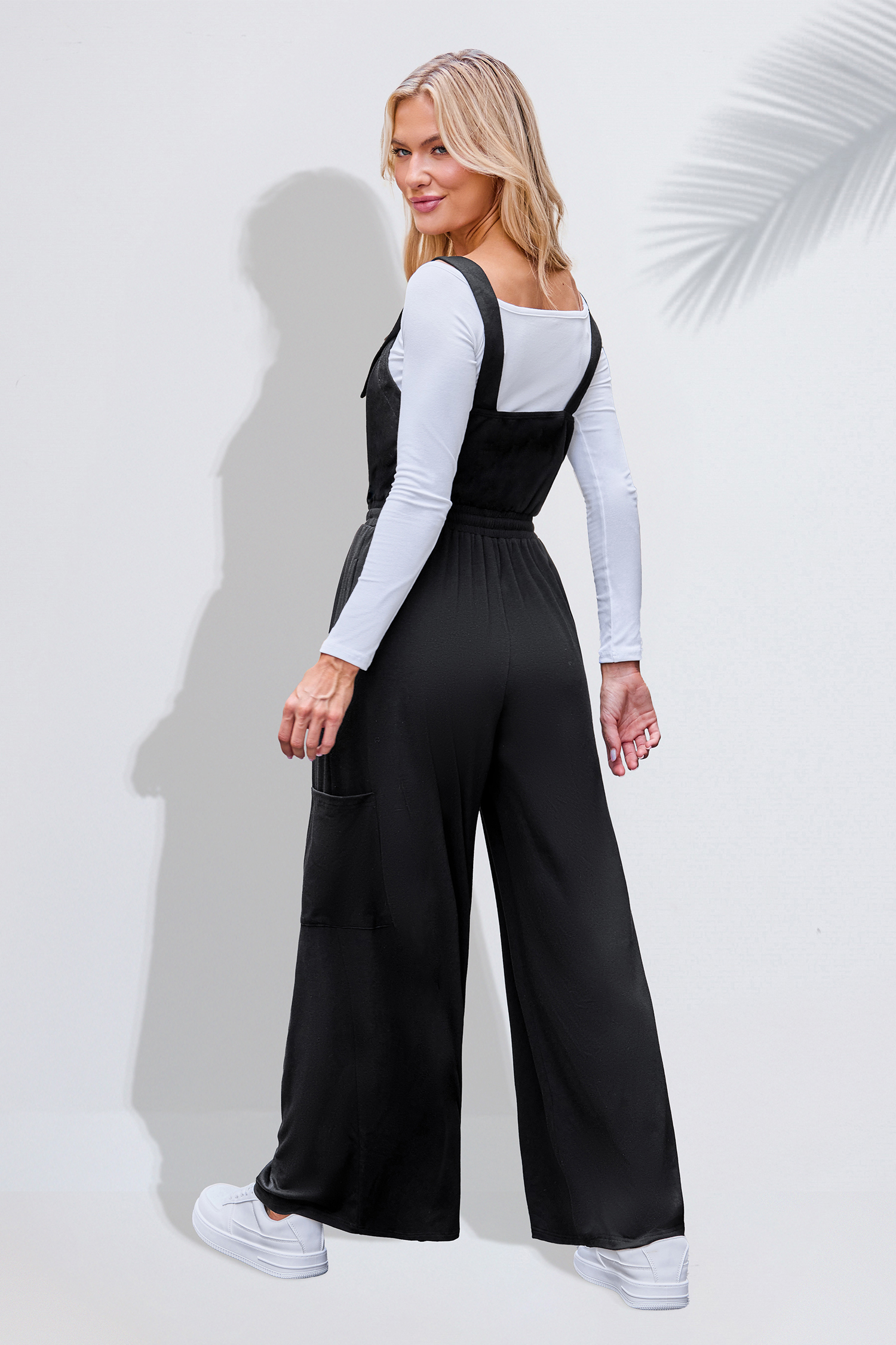 Move Along Black Jumpsuit