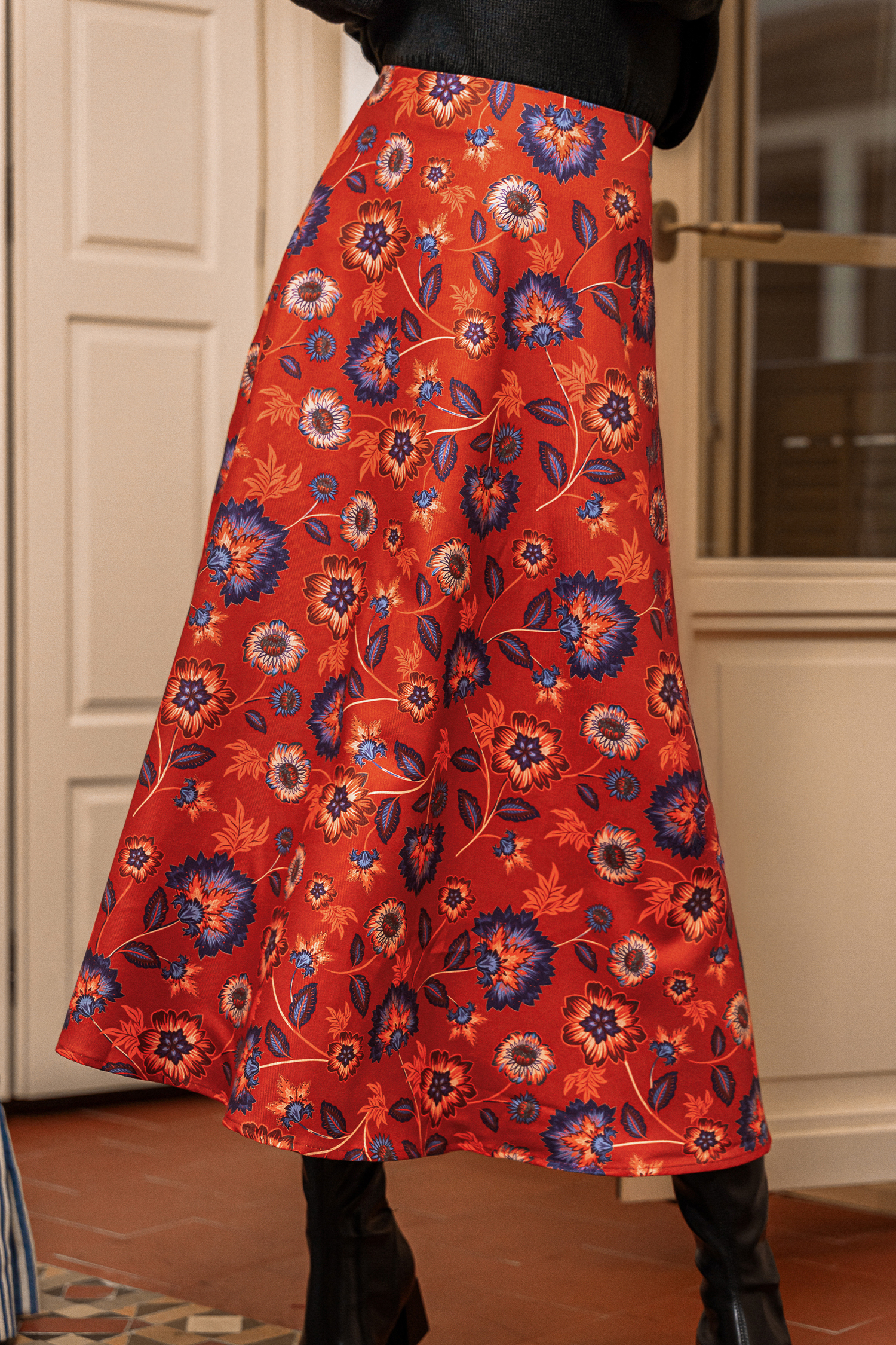 The Botanist Floral Maxi Skirt