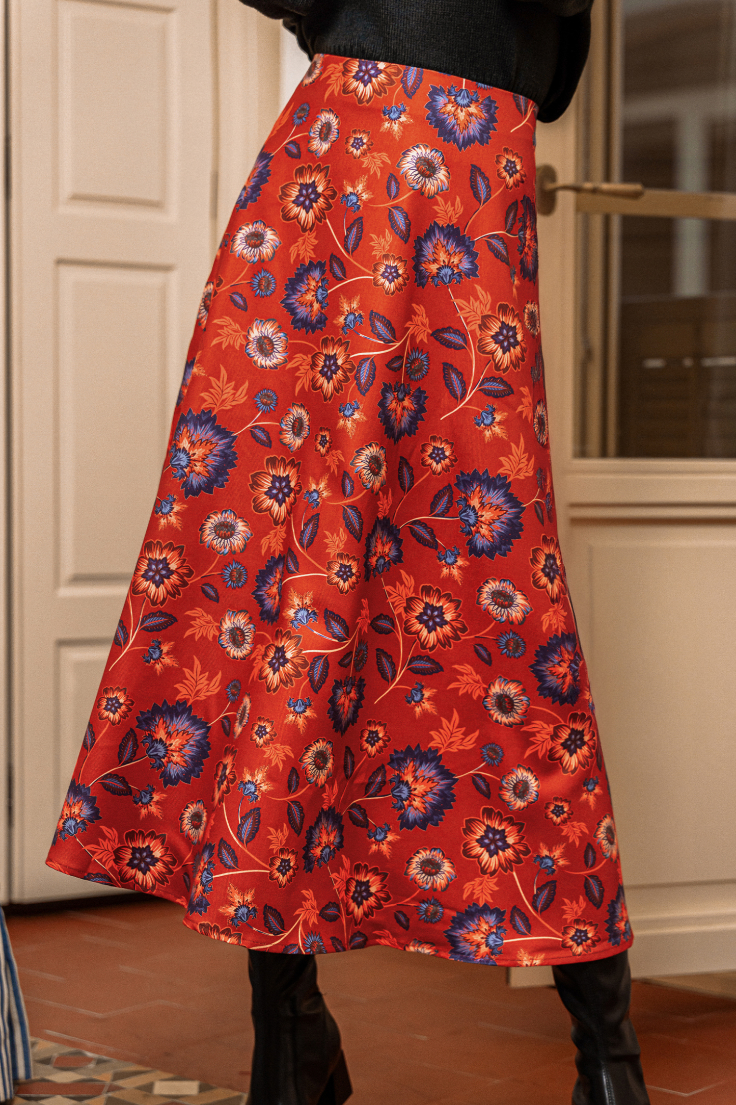 The Botanist Floral Maxi Skirt