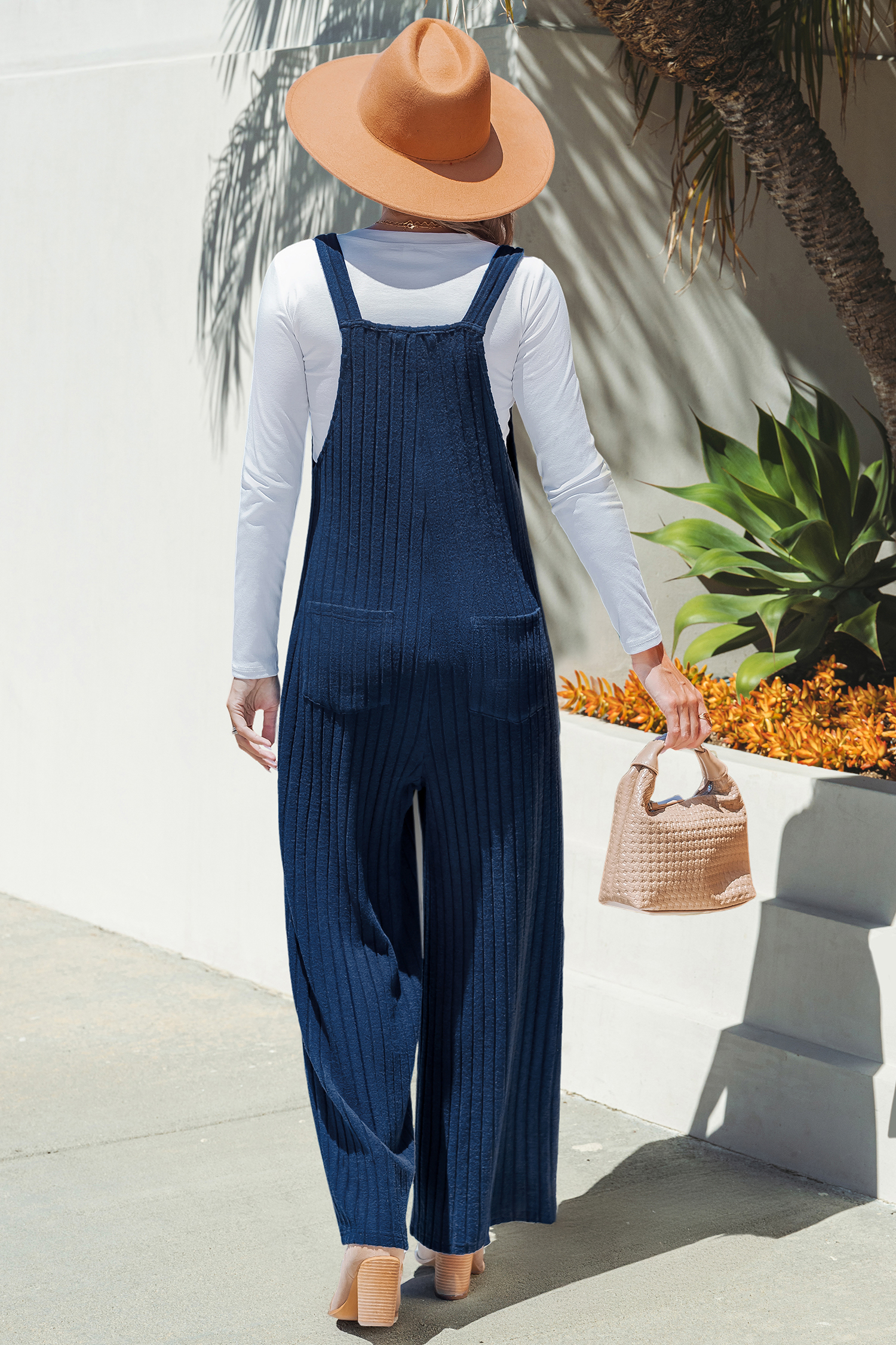 Feeling Bubbly Blue Jumpsuit