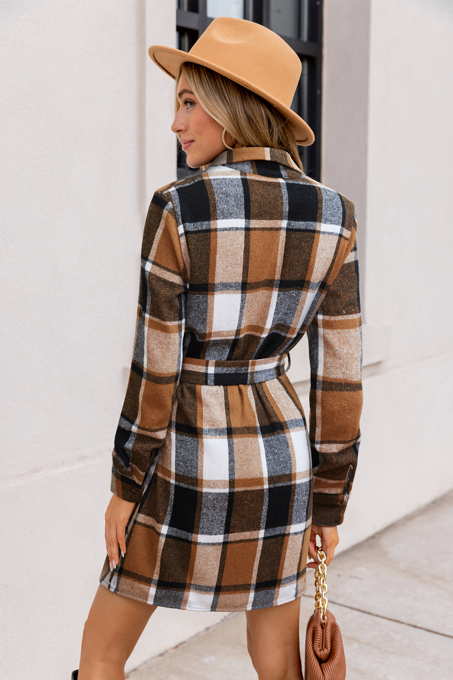Zero Chill Plaid Mini Dress
