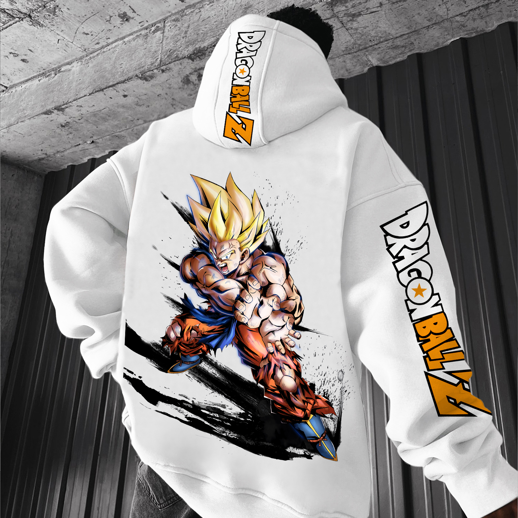 Unisex Oversized Anime Printed Casual Hoodie