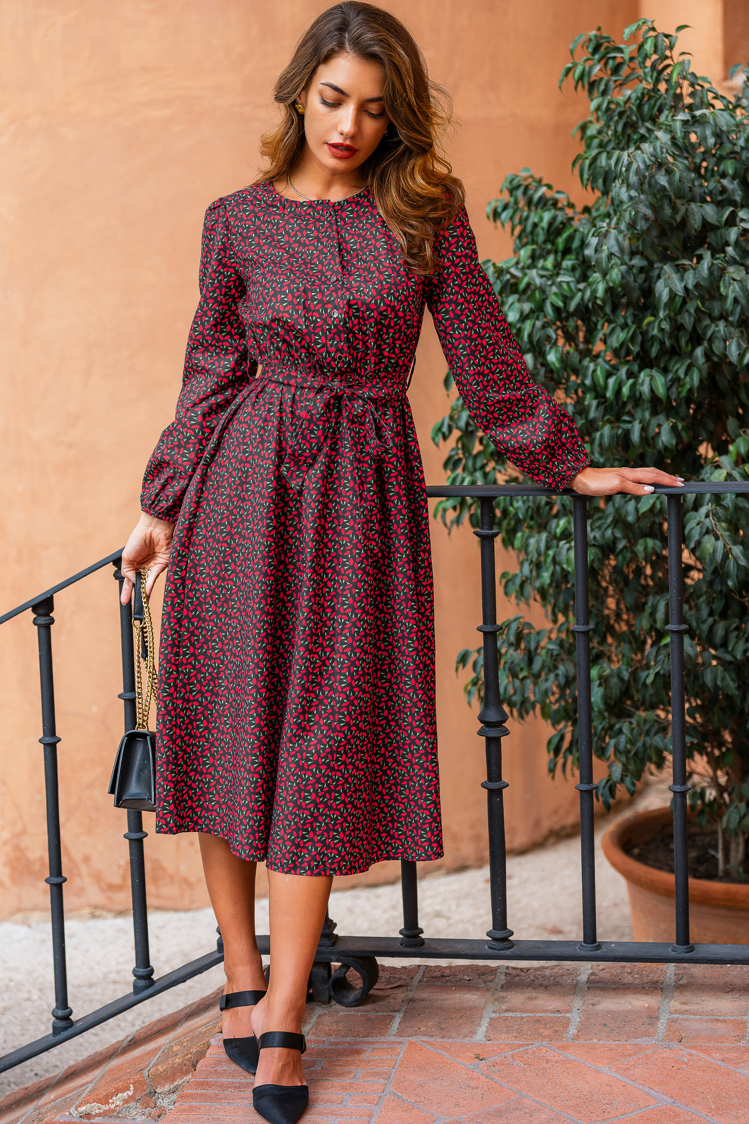 This is Bliss Floral Midi Dress