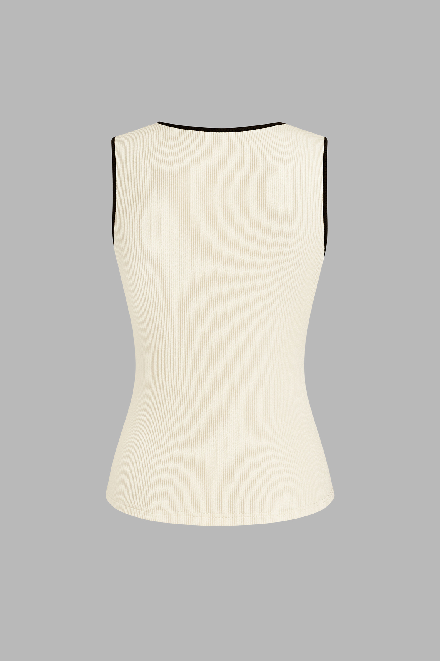 Next Move Cream Tank Top