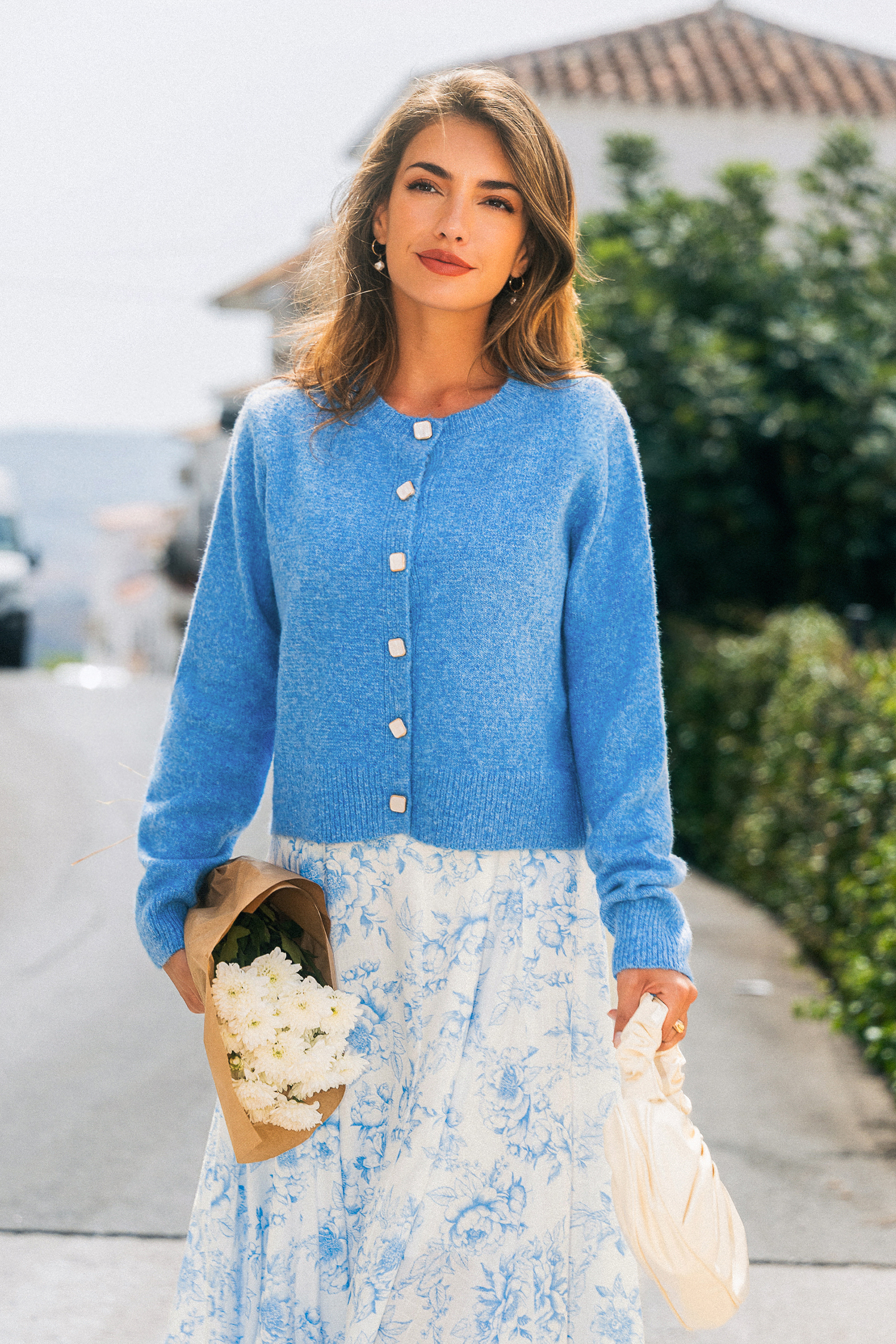 City Rhythm Blue Cardigan