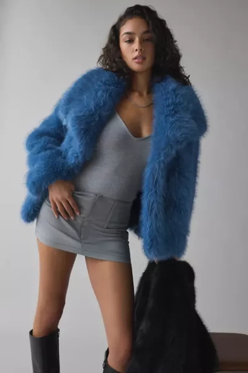Azalea Wang Regina Faux Fur Jacket