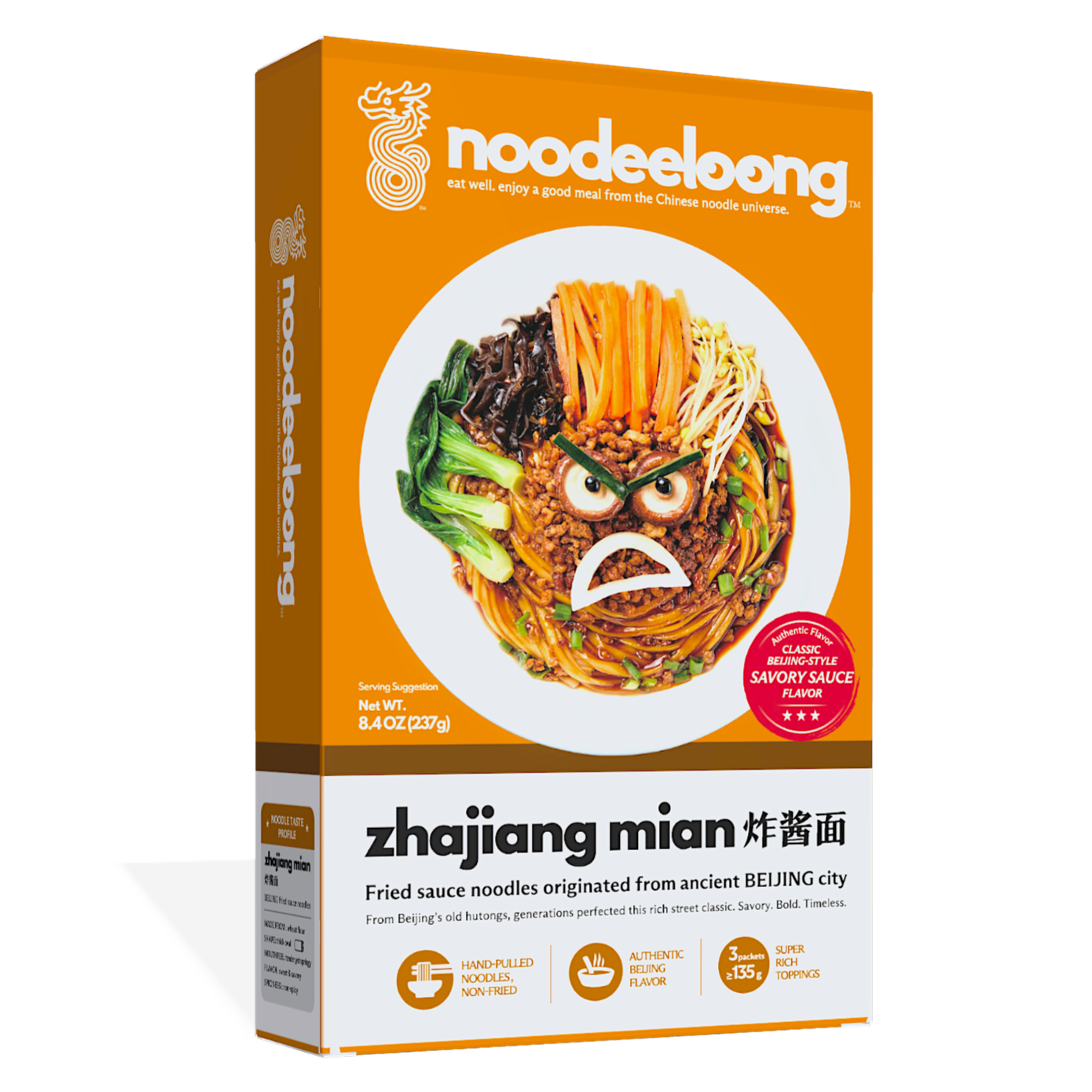 BEIJING Fried Sauce Noodles  — Classic Beijing-Style Savory Sauce Flavor