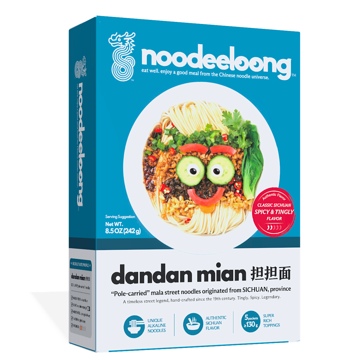 SICHUAN "Pole-Carried" Noodles — Classic Sichuan Spicy & Tingly Flavor