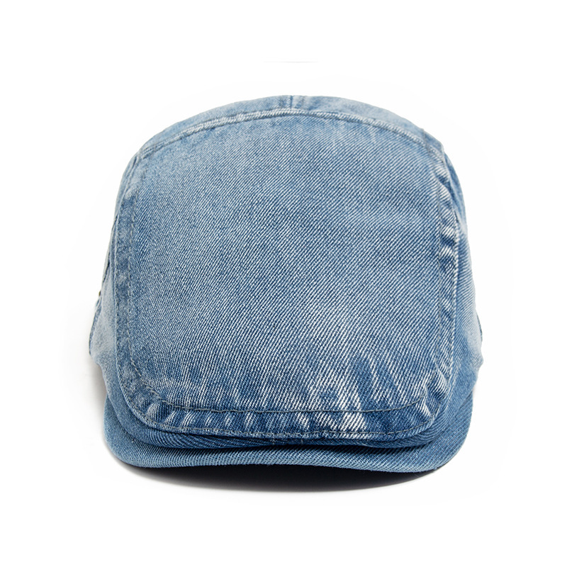 MARLIN | Washed denim flat cap