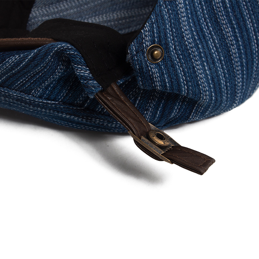 Marlin | Embroidered Retro Flat Top Hat