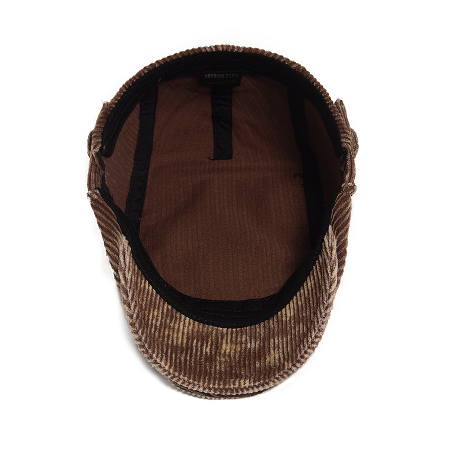 HANK | Washed corduroy flat cap