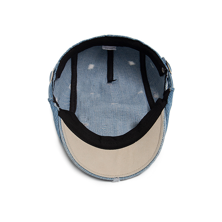 Gord | ripped denim flat cap