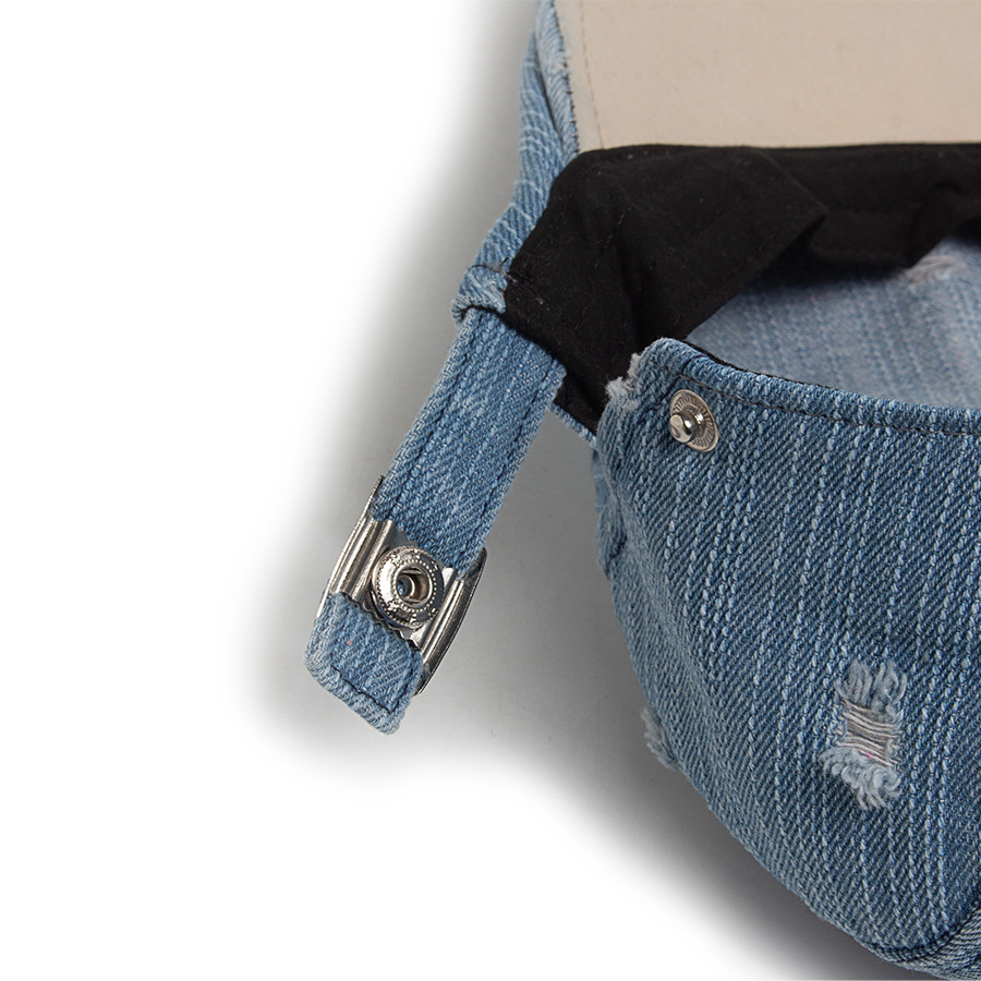 Gord | ripped denim flat cap