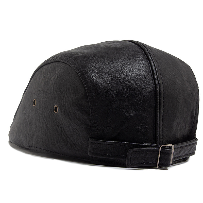 BLACKTOP | Soft leather flat cap
