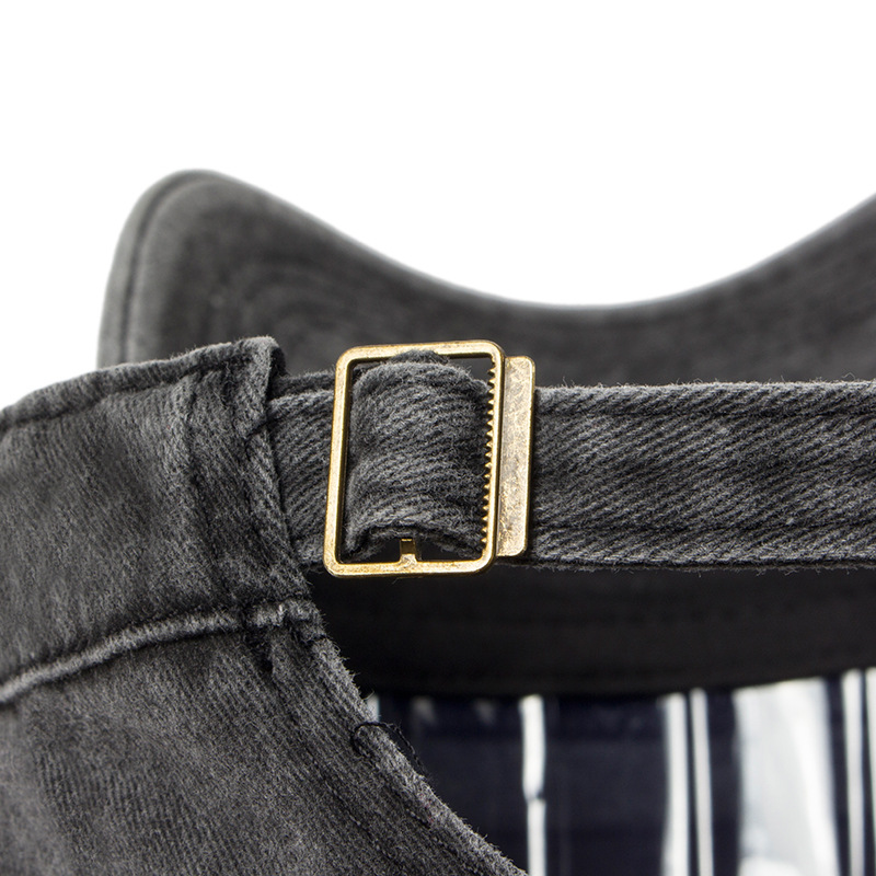 Retro solid color flat top baseball cap