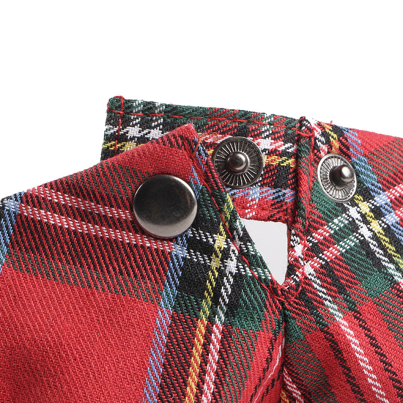 ZEB | Plaid Christmas color flat cap