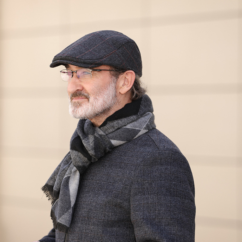 ZEB | Vintage Striped Knit Flat Hat