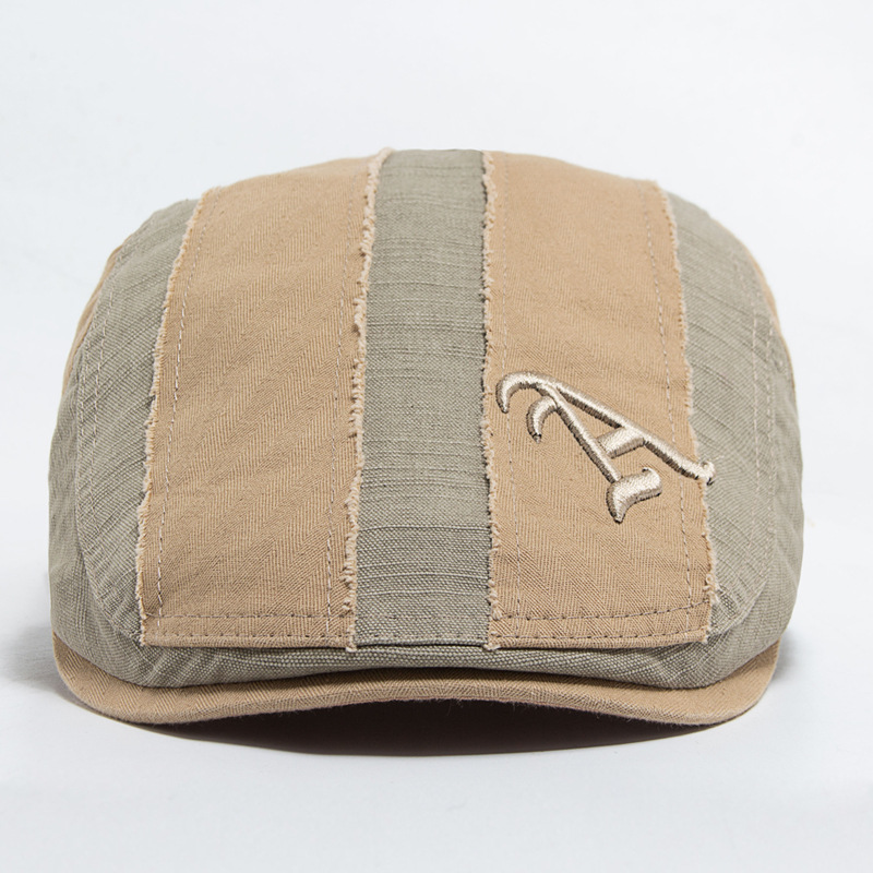 LIA | Distressed patchwork flat cap