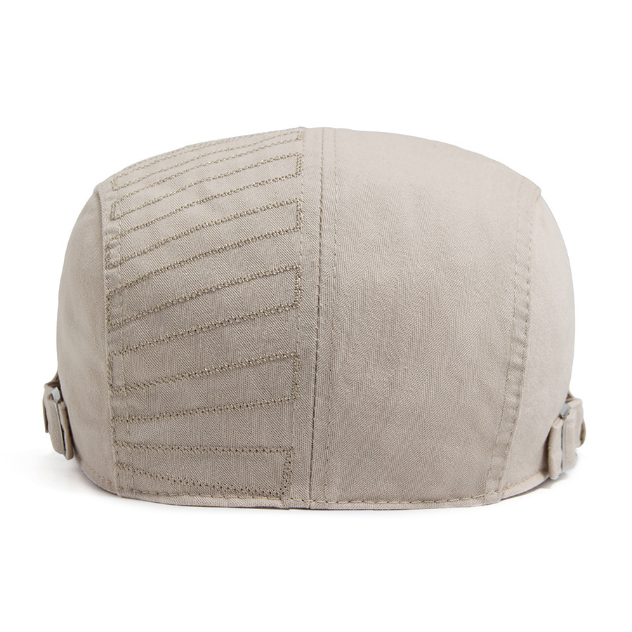 Buck | Embroidered flat cap