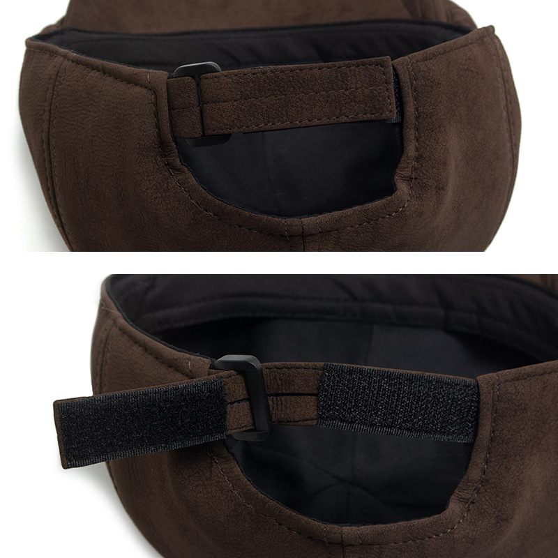 New suede newsboy cap