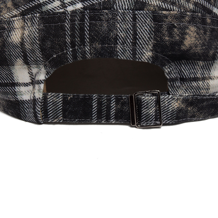 COLBY | Washed Plaid Flat Cap