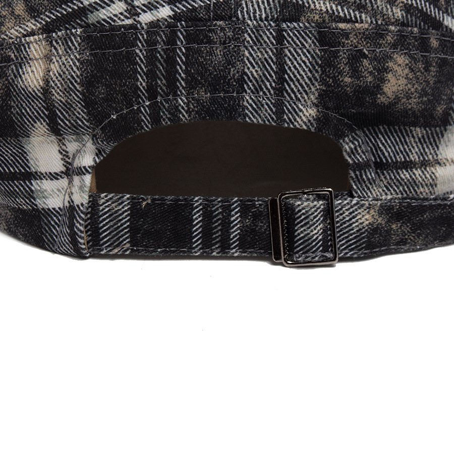 COLBY | Washed Plaid Flat Cap