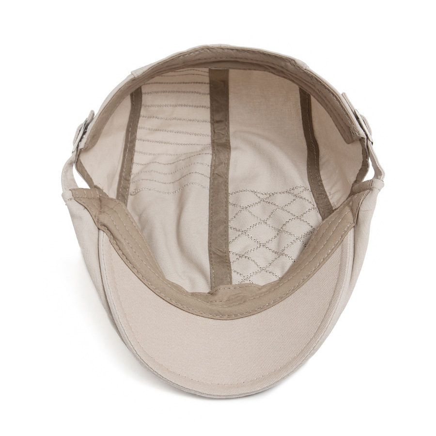 Buck | Embroidered flat cap