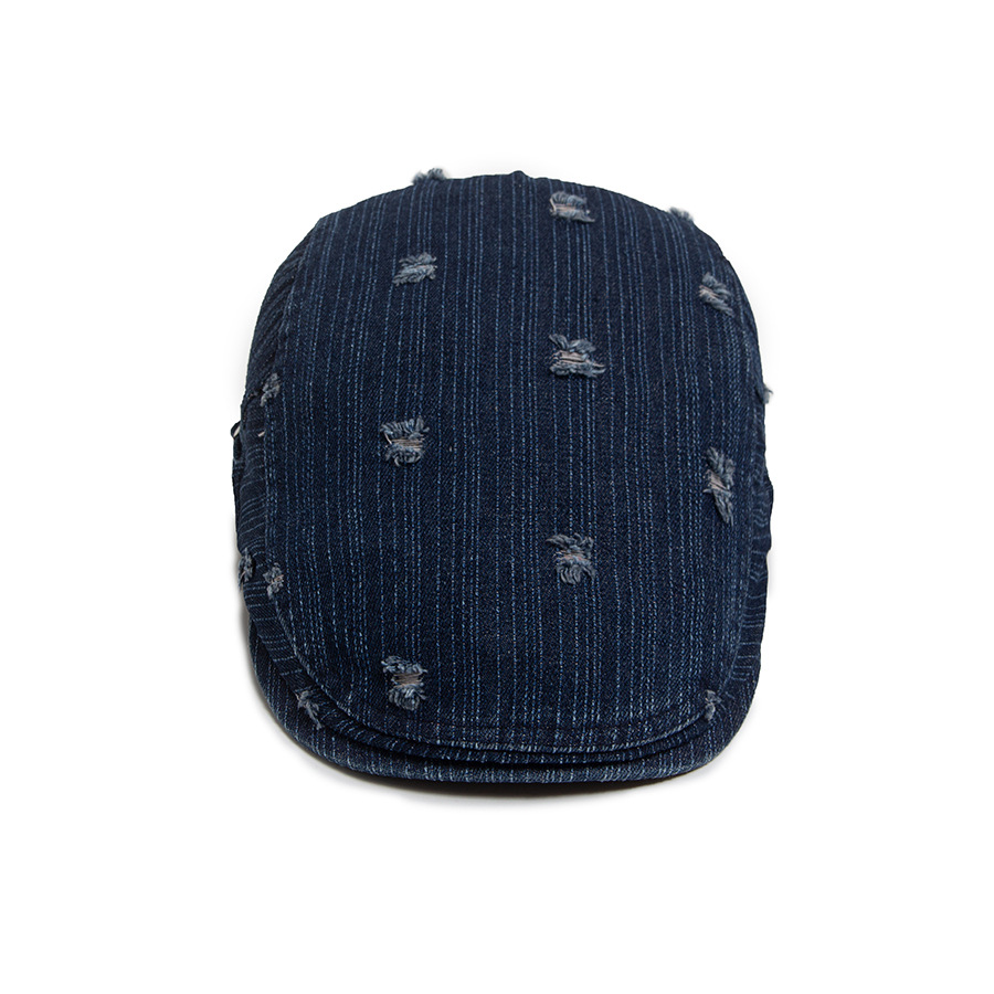 Gord | ripped denim flat cap