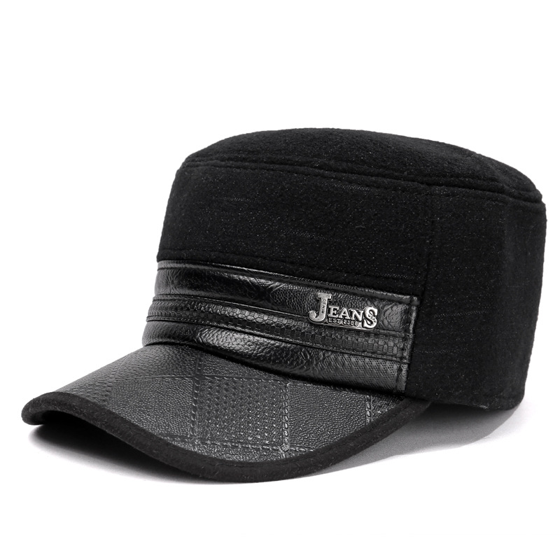 Fleece-lined and thickened ear-protecting baseball cap