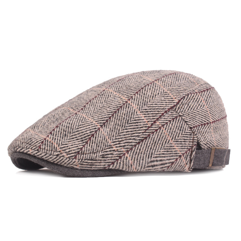 ZEB | striped knitted flat cap