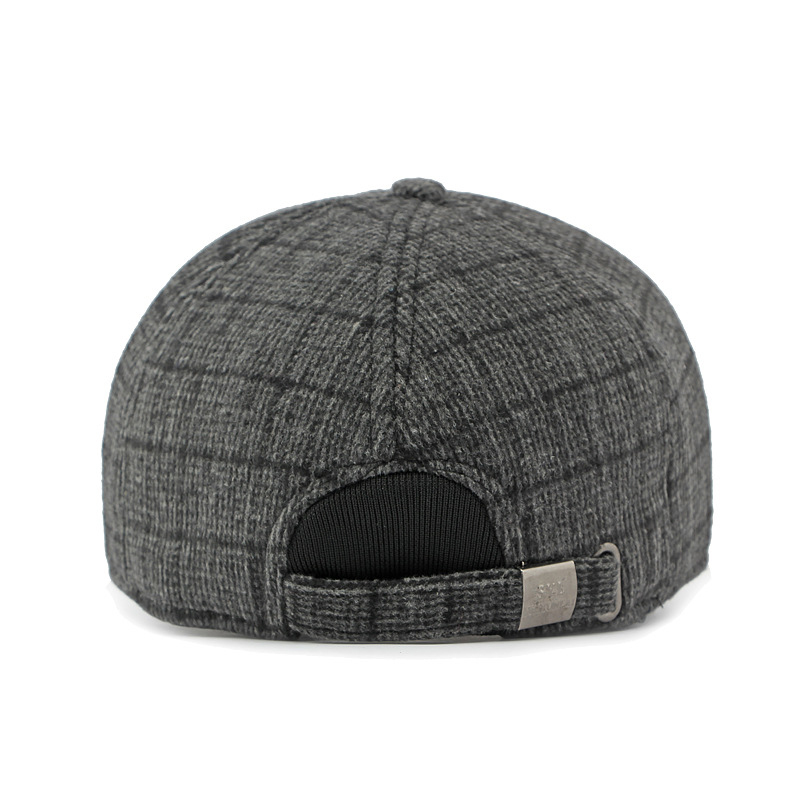 Winter wool baseball cap