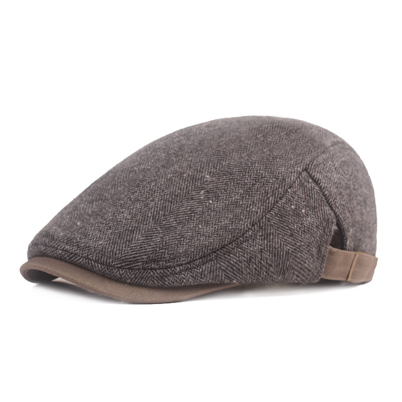 RUTH | Thickened herringbone flat cap