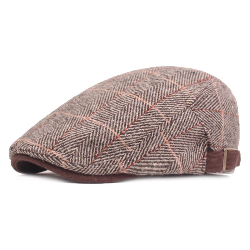 ZEB | striped knitted flat cap