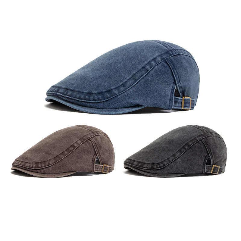 Zion | Vintage Beret-Dark Blue