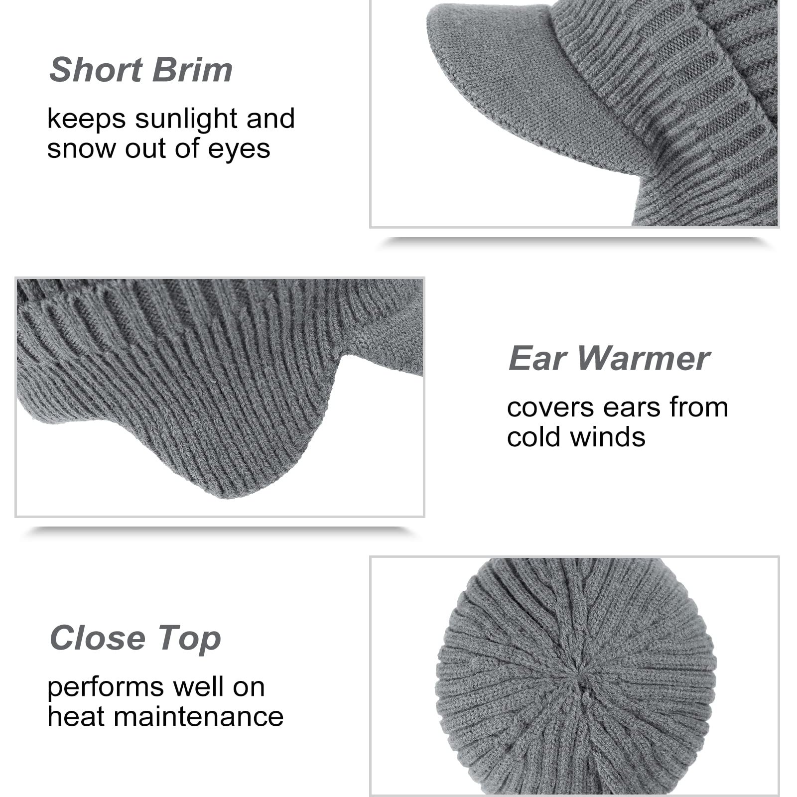 🎄 Christmas Gifts 🎁Elastic Warm Ear Protection Knitted Hat☃️