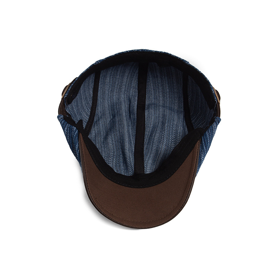 Marlin | Embroidered Retro Flat Top Hat