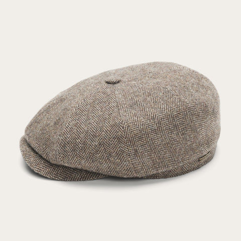 Wool Vintage Herringbone Newsboy Caps Men