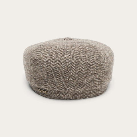 Wool Vintage Herringbone Newsboy Caps Men