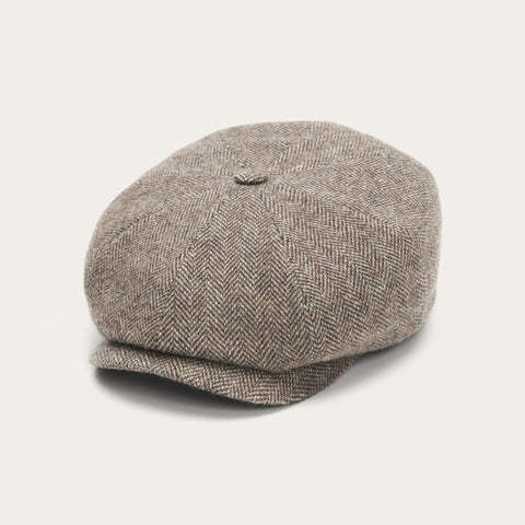 Wool Vintage Herringbone Newsboy Caps Men