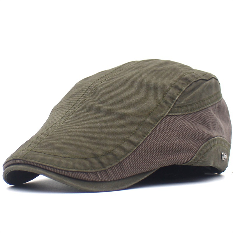 Aero | Cotton flat cap with metal plate