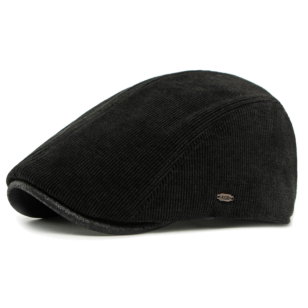 HANK | Winter Fleece Corduroy Flat Top Hat