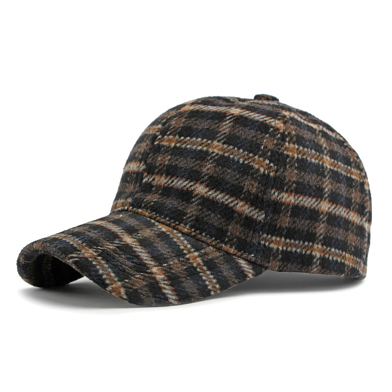 Houndstooth baseball cap