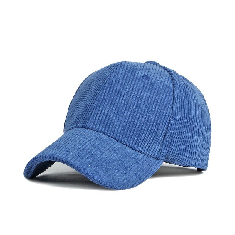 Corduroy baseball cap